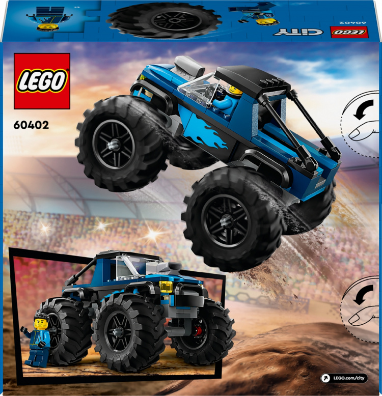 LEGO City Great Vehicles 60402 - Sininen monsteriauto