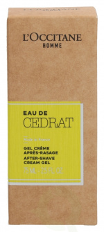 L\'Occitane Homme Cedrat After Shave Cream Gel 75 ml