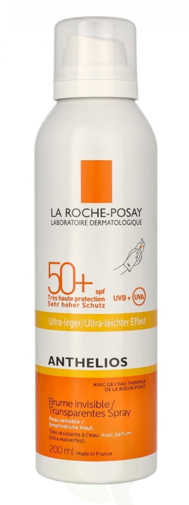 La Roche-Posay LRP Anthelios XL Ultra-Light Invisible Spray SPF50+ 200 ml Ultra Licht