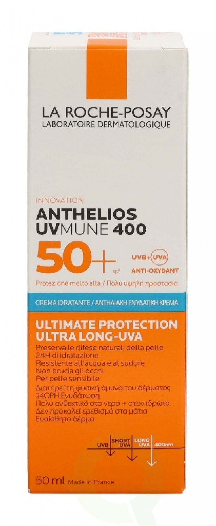 La Roche-Posay LRP Anthelios UVmune 400 Ultra Protection SPF50+ 50 ml La Roche-Posay LRP Anthelios UVmune 400 Ultra Protection SPF50+ 50 ml