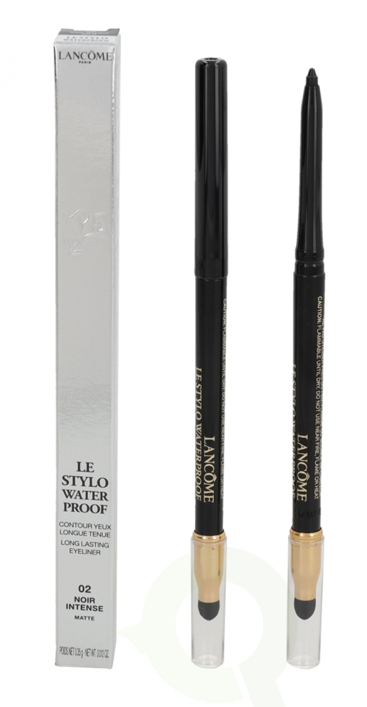 Lancome Le Stylo Waterproof Eye Pencil 0.35 gr #02 Intense Black