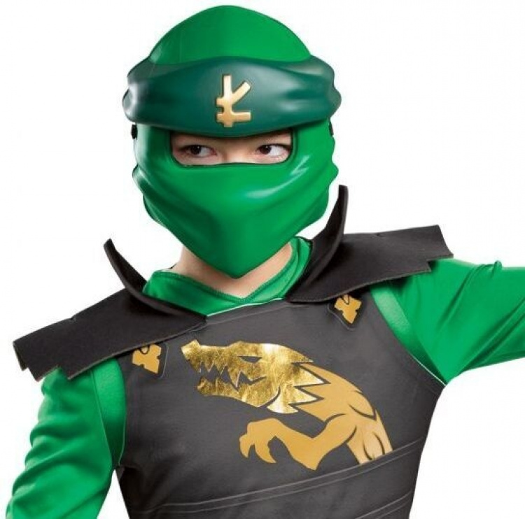 JAKKS Pacific LEGO Ninjago Llyod Classic Legacy -naamiaisasu, koko M, 127-136 cm