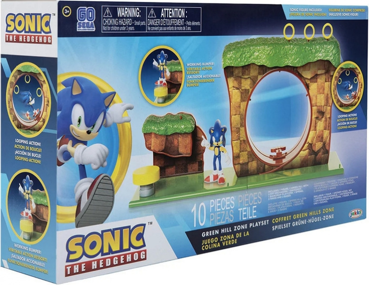 JAKKS Pacific SEGA Sonic: Green Hill Zone -leikkisetti