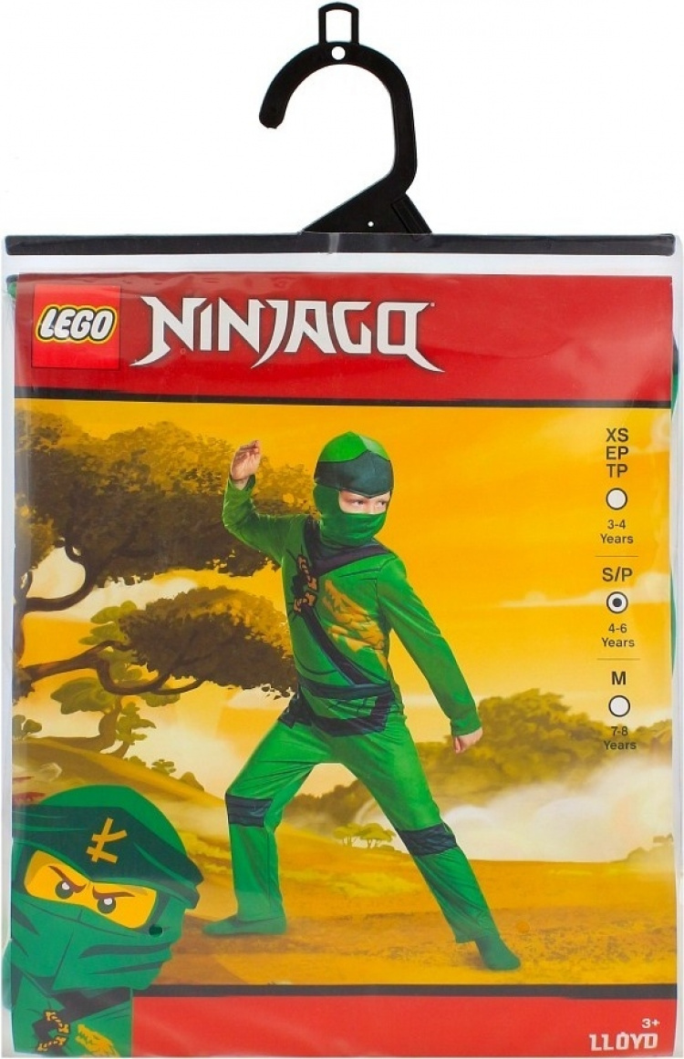 JAKKS Pacific LEGO Ninjago Lloyd Fancy -puku, 4-6v, 109-126 cm JAKKS Pacific LEGO Ninjago Lloyd Fancy -puku, 4-6v, 109-126 cm