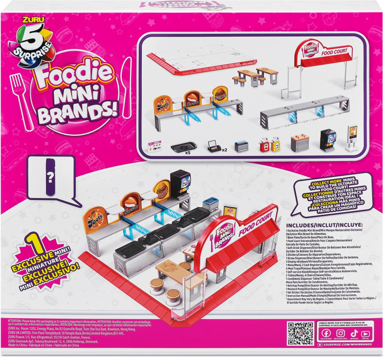 5 Surprise Mini Food Court -leikkisetti