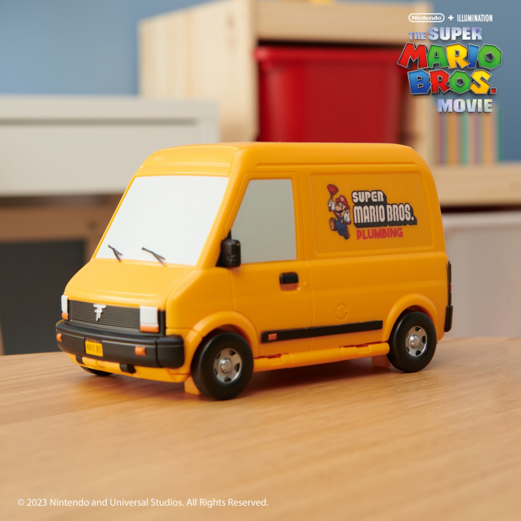JAKKS Pacific Nintendo Super Mario Bros Movie Mini World Van - leikkisetti