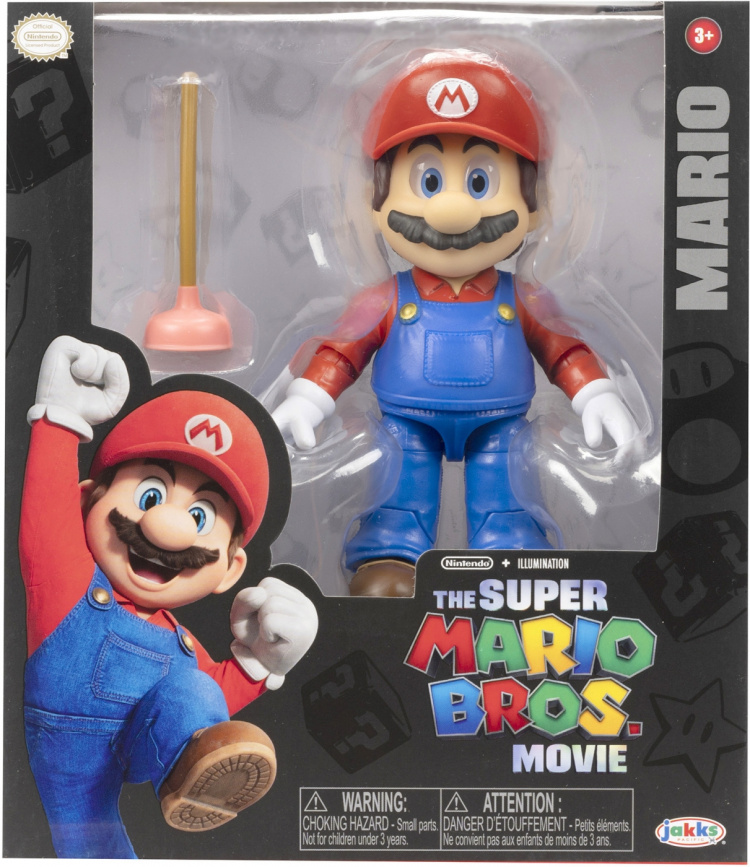 JAKKS Pacific Nintendo Super Mario Bros Movie - Mario-figuuri