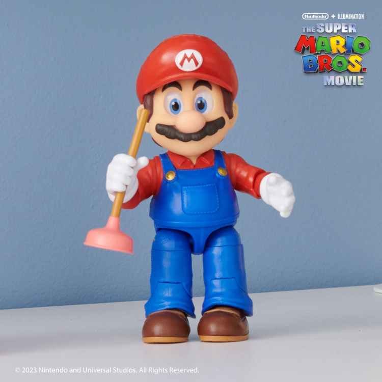 JAKKS Pacific Nintendo Super Mario Bros Movie - Mario-figuuri