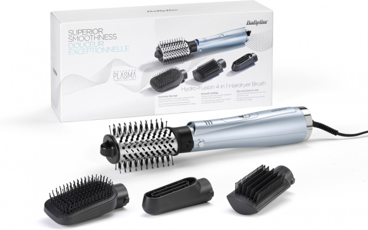 BaByliss AS774E Hydro-Fusion 4-in-1 Hair Dryer Brush ilmakiharrin BaByliss AS774E Hydro-Fusion 4-in-1 Hair Dryer Brush ilmakiharrin