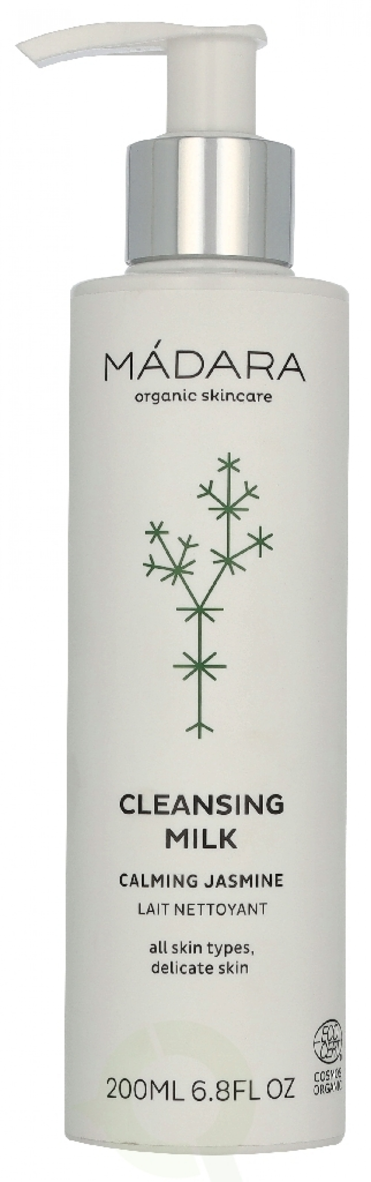 Madara Cleansing Milk 200 ml Calming Jasmine / All Skin Types, Delicate Skin.