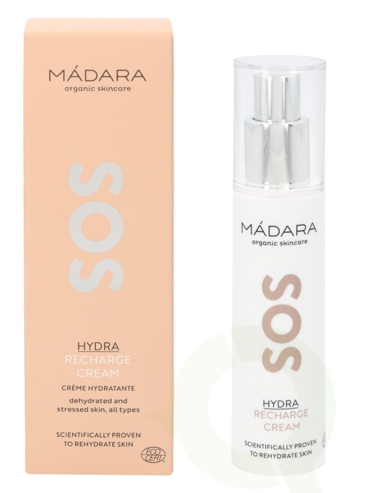 Madara Sos Hydra Recharge Cream 50 ml Rehydrate And Stressed Skin, All Types
