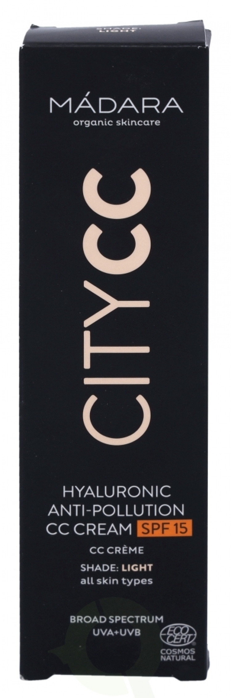 Madara Hyaluronic Anti-Pollution CC Cream SPF15 40 ml Light, All Skin Types