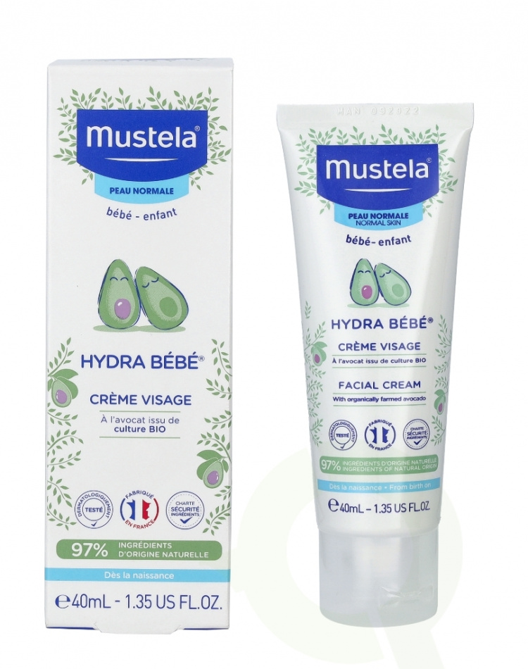 Mustela Hydra Bebe Facial Cream 40 ml Normal Skin