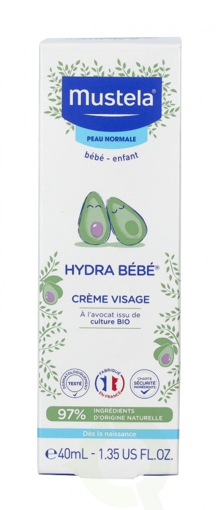 Mustela Hydra Bebe Facial Cream 40 ml Normal Skin