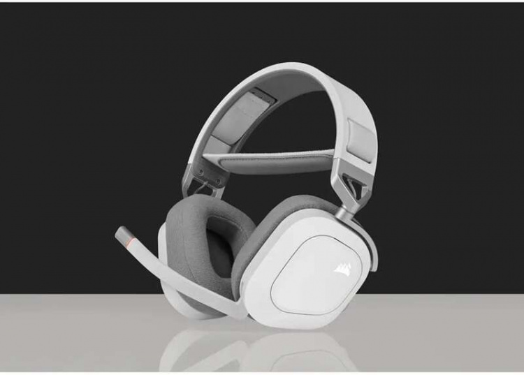 Corsair HS80 RGB Wireless -kuulokemikrofoni, valkoinen
