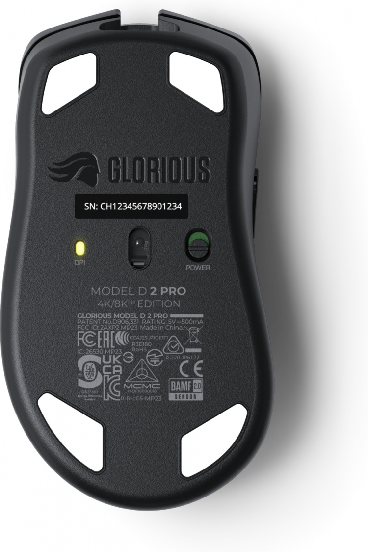 Glorious Model D 2 Pro 4K/8K Hz Edition -pelihiiri, musta