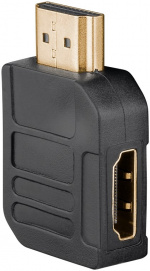 Goobay HDMI™-adapter, Guldpläterad (4K @ 60 Hz) HDMI™-uttag (typ A) > HDMI™ kontakt (typ A) 90 ° Goobay HDMI™-adapter, Guldpläterad (4K @ 60 Hz) HDMI™-uttag (typ A) > HDMI™ kontakt (typ A) 90 °