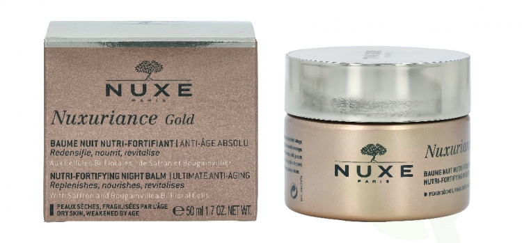 Nuxe Nuxuriance Gold Nutri-Fortifying Night Balm 50 ml Ultimate Anti-Aging, Dry Skin, Weakened By Age.