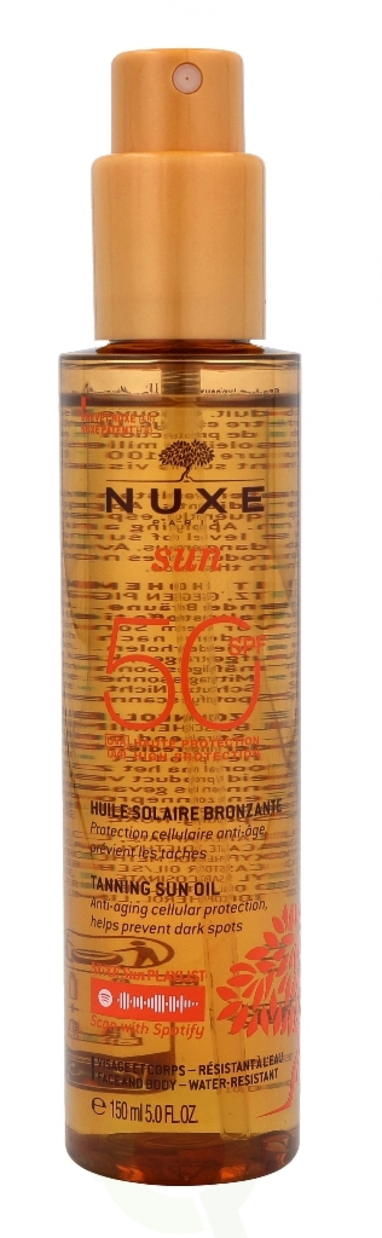 Nuxe Tanning Sun Oil SPF50 150 ml