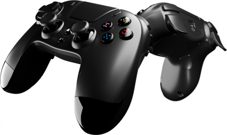 Gioteck VX-4 Premium -langaton ohjain, musta, PS4
