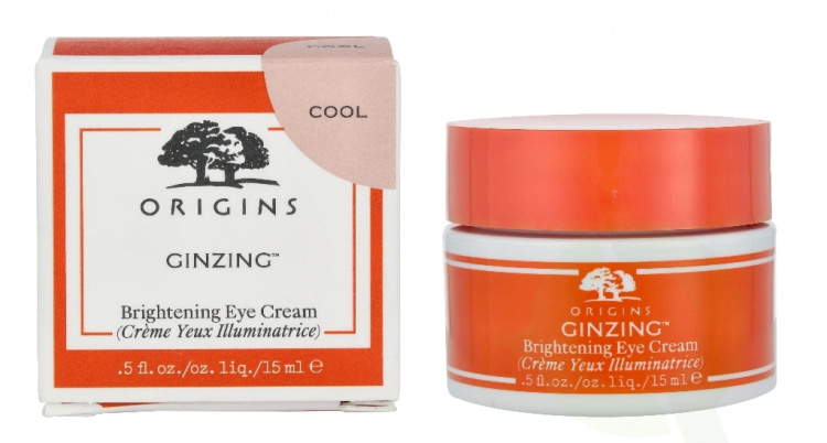 Origins Ginzing Brightening Eye Cream 15 ml With Caffeine And Ginseng - Cool