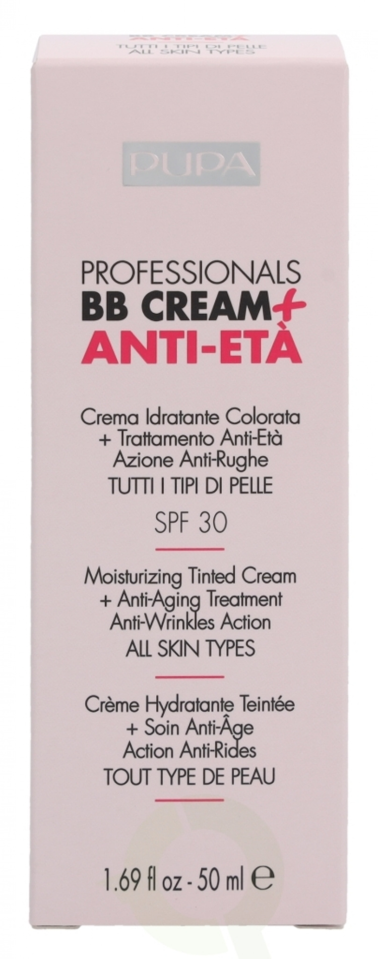 Pupa Milano Pupa Pupa Professionals BB Cream + Anti-Eta SPF30 50 ml #001 Nude
