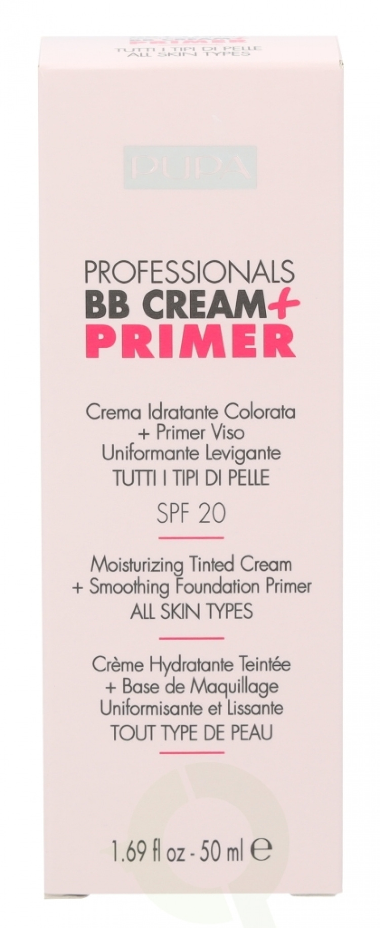 Pupa Milano Pupa Pupa Professionals BB Cream + Primer SPF20 50 ml #001 Nude - All Skin Types