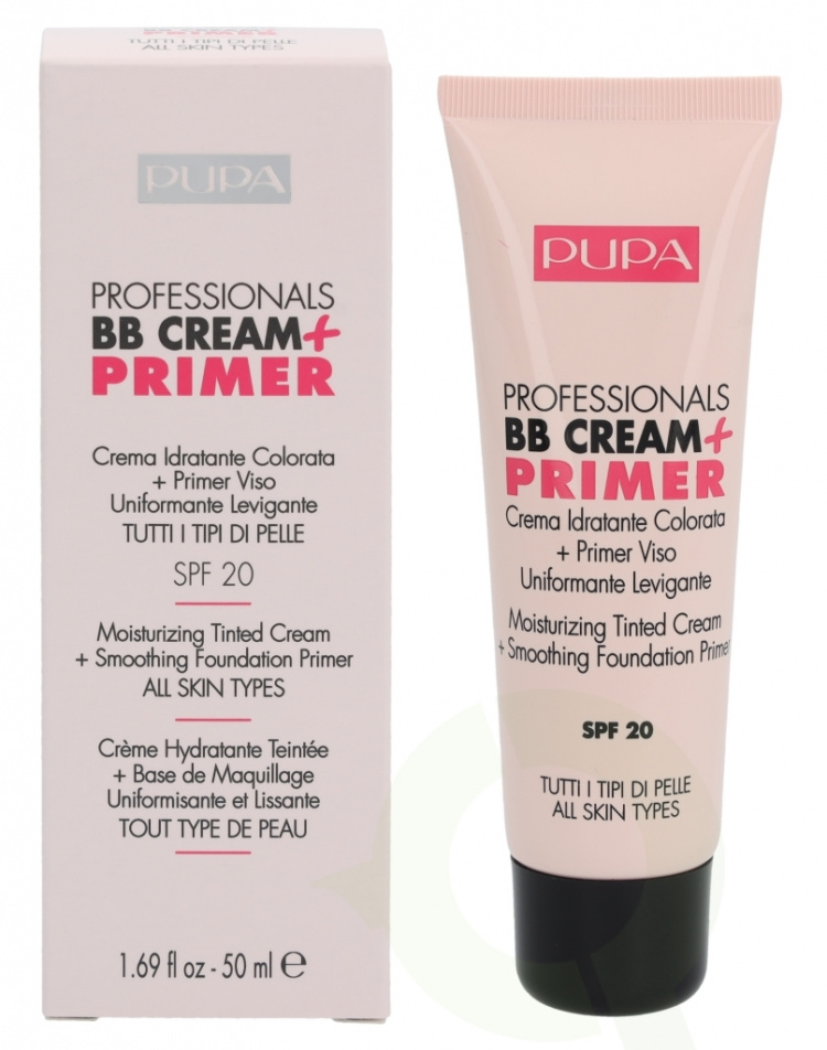 Pupa Milano Pupa Pupa Professionals BB Cream + Primer SPF20 50 ml #002 Sand - All Skin Types