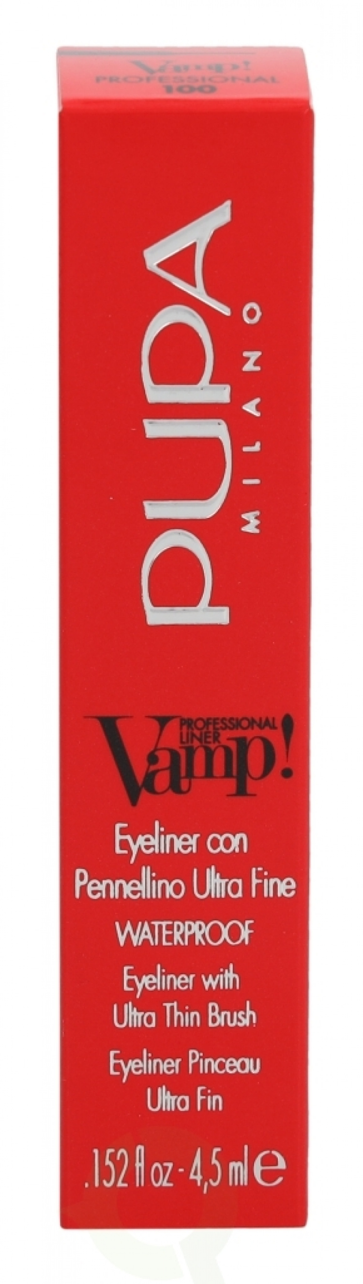Pupa Milano Pupa Vamp! Professional Liner 4.5 ml #100 Extra Black + Waterproof