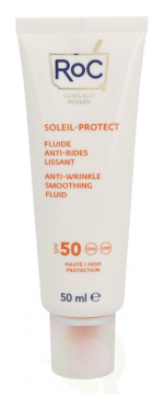 ROC Soleil-Protect Anti-Wrinkle Smoothing Fluid SPF50+ 50 ml Visibly Reduces Wrinkles