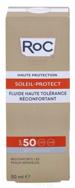 ROC Soleil-Protect High Tolerance Fluid SPF50+ 50 ml Comforts Sensitive Skin