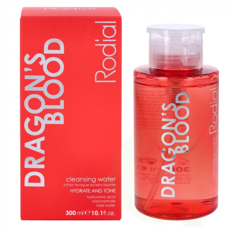 Rodial Dragon\'s Blood Cleansing Water 300 ml Hydrate And Tone