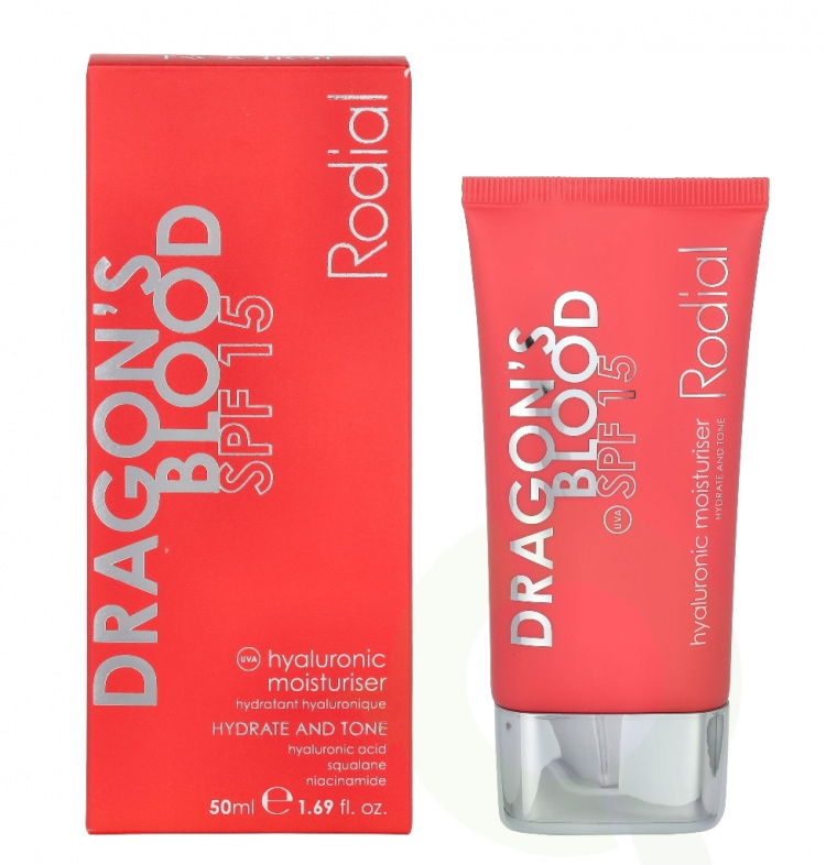 Rodial Dragons Blood Hyaluronic Moisturiser SPF15 50 ml Hydrate And Tone