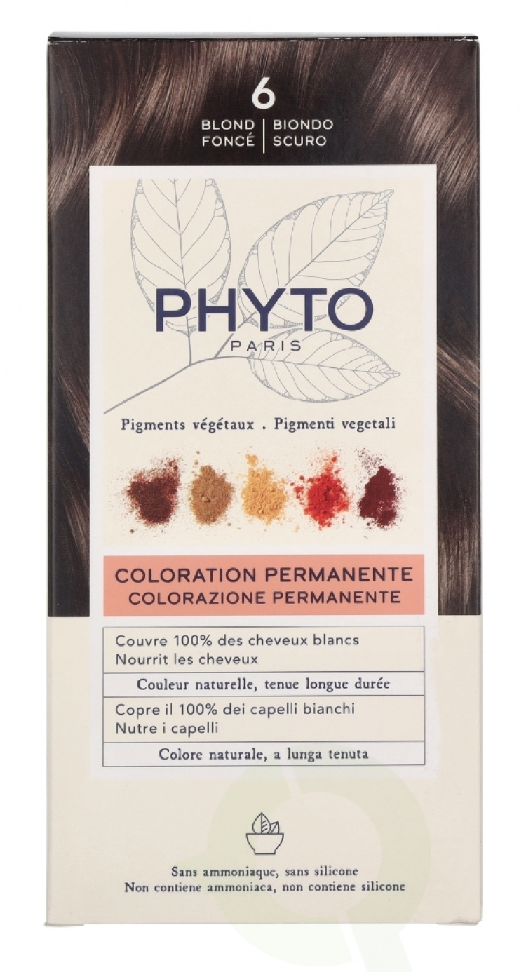 Phyto Phytocolor Permanent Color 112 ml #06 Dark Brown