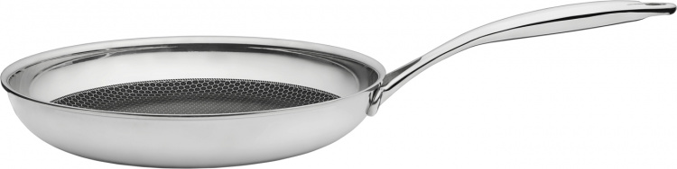 Heirol Pro Steelsafe -paistinpannu, ruostumaton teräs + tarttumaton pinnoite, 24 cm