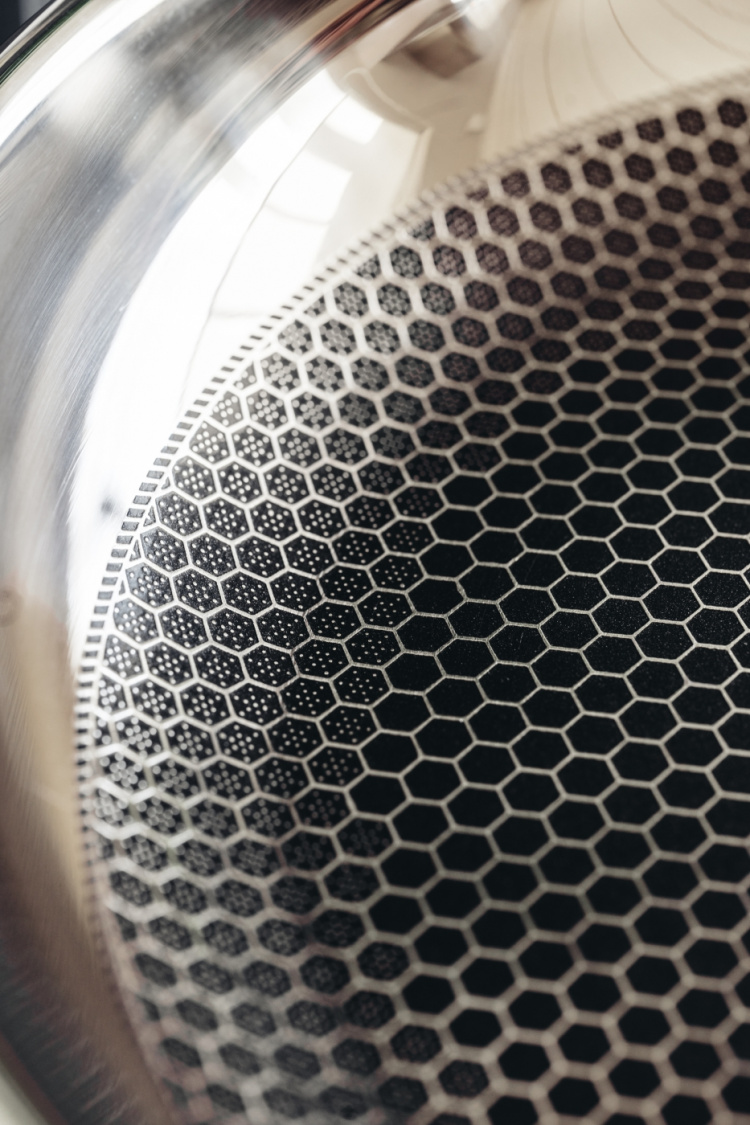 Heirol Pro Steelsafe -paistinpannu, ruostumaton teräs + tarttumaton pinnoite, 24 cm