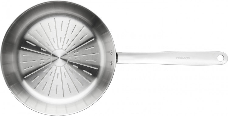 Fiskars All Steel Pure -paistinpannu, ruostumaton teräs, 24 cm