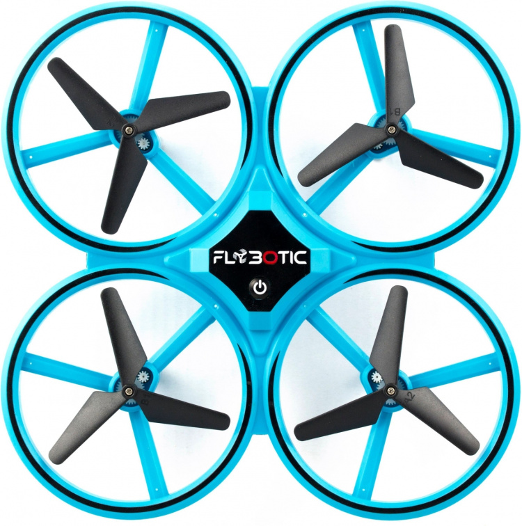 Flybotic Flashing -kauko-ohjattava drone, sininen