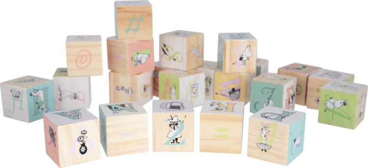 Muumi Aakkoskuutiovaunu