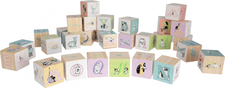 Muumi Aakkoskuutiovaunu