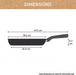 Tefal (RE)NEW+ -paistinpannu, 30 cm, keraaminen pinnoite, harmaa Tefal (RE)NEW+ -paistinpannu, 30 cm, keraaminen pinnoite, harmaa