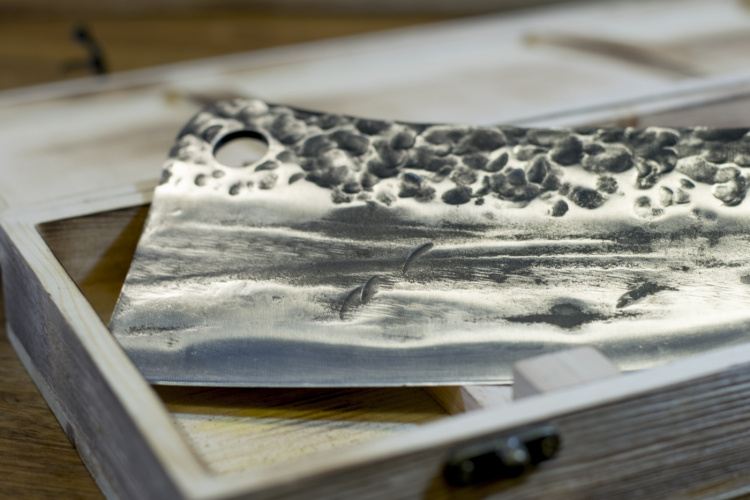 Satake Kuro Chopper köttyxa, 18 cm