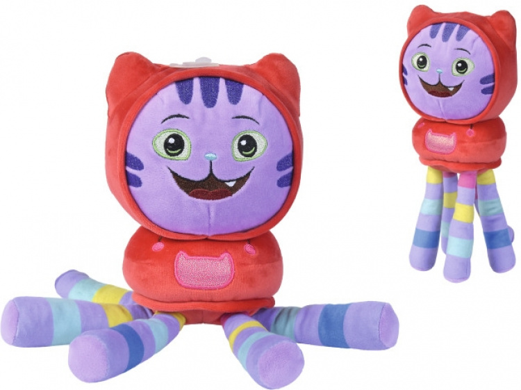 Gabby\'s Dollhouse Universal Gabby\'s Dollhouse DJ Catnip -pehmolelu, 25 cm