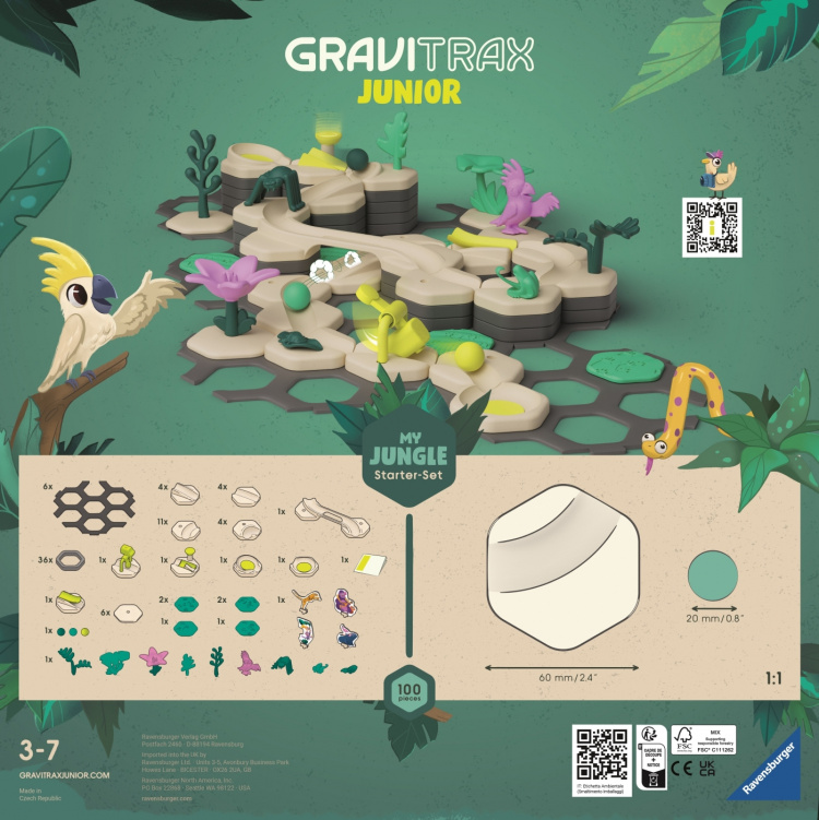 GraviTrax Junior Starter Set L Jungle - aloituspakkaus