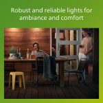 Philips Inyma Väggarmatur (E27-sockel) IP44 Svart Philips Inyma Väggarmatur (E27-sockel) IP44 Svart