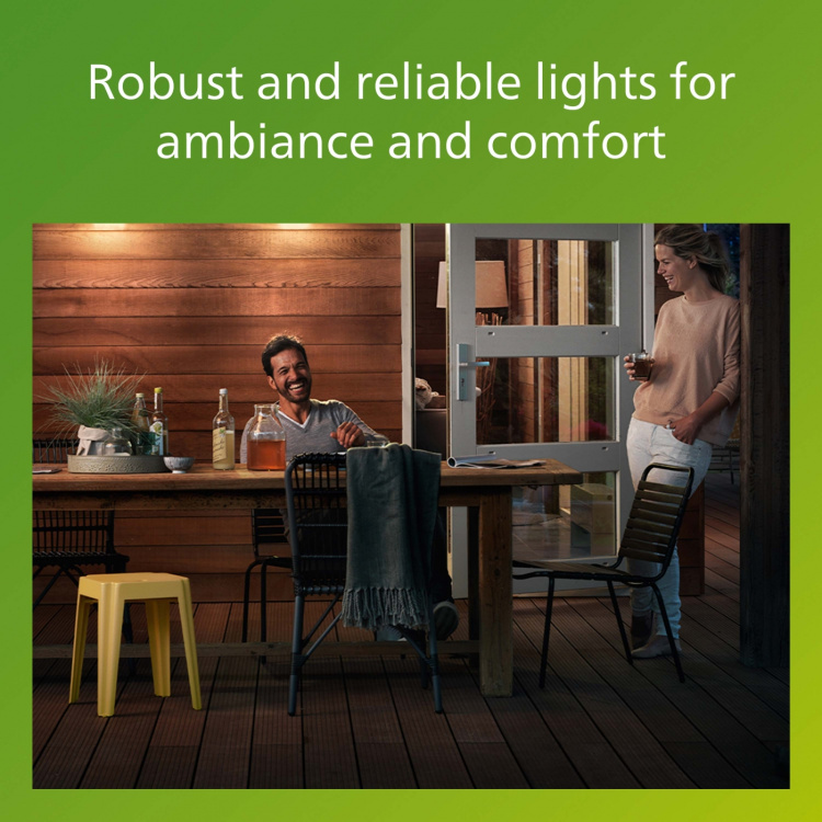 Philips Kylis Väggarmatur Up-/downlight (2xGU10-sockel) IP44 Rostfritt stål Svart Philips Kylis Väggarmatur Up-/downlight (2xGU10-sockel) IP44 Rostfritt stål Svart