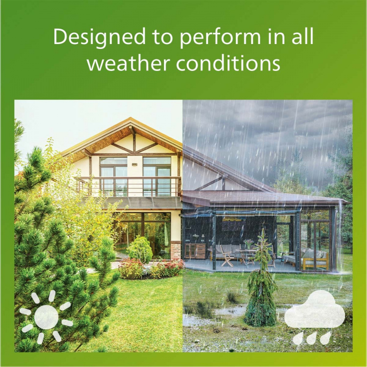 Philips Vapora Trädgårdslampa Solcell LED 200lm Svart Philips Vapora Trädgårdslampa Solcell LED 200lm Svart