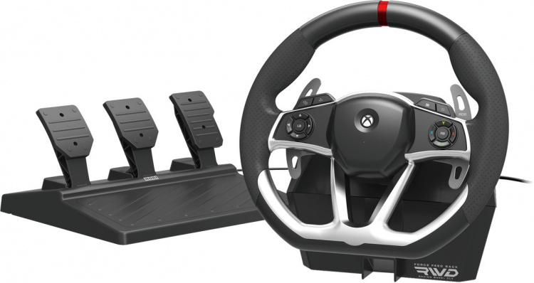 HORI Force Feedback Racing Wheel DLX -rattiohjain, Xbox Series X