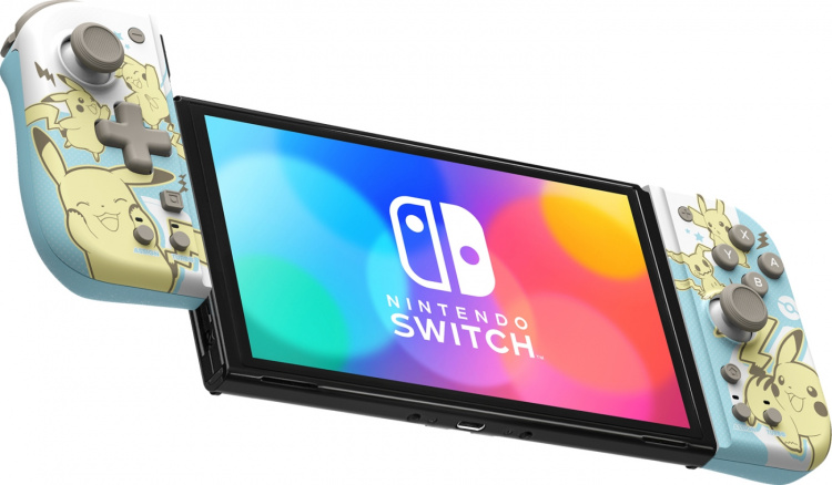 HORI Split Pad Compact -peliohjain, Pikachu, Switch / Switch OLED HORI Split Pad Compact -peliohjain, Pikachu, Switch / Switch OLED