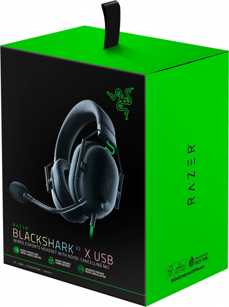 Razer Blackshark V2 X USB -pelikuulokkeet Razer Blackshark V2 X USB -pelikuulokkeet